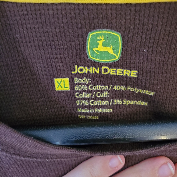 John Deere waffle shirt - Picture 3 of 4